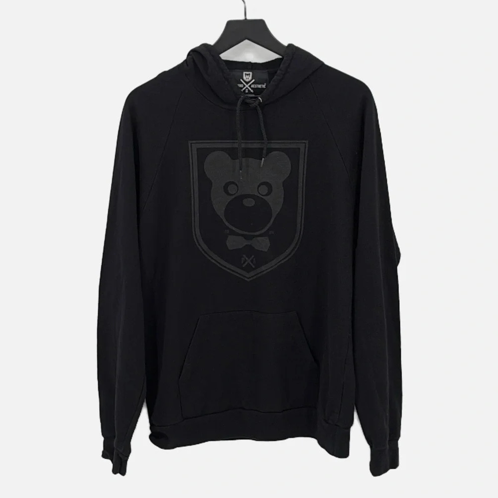 Profound Aesthetic Bear Face Hoodie in Black - Size L